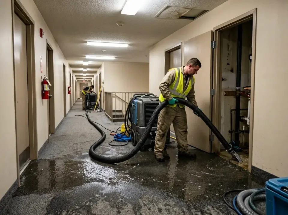 multi-unit-apartment-hallway-f-005 — frequently asked questions, Emergency Burst Pipe Water Extraction & Removal in Giddings…
